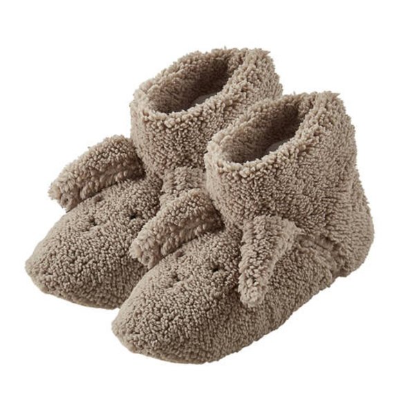 HUE Womens Fluffy Slipper Shue Sock with Grippers